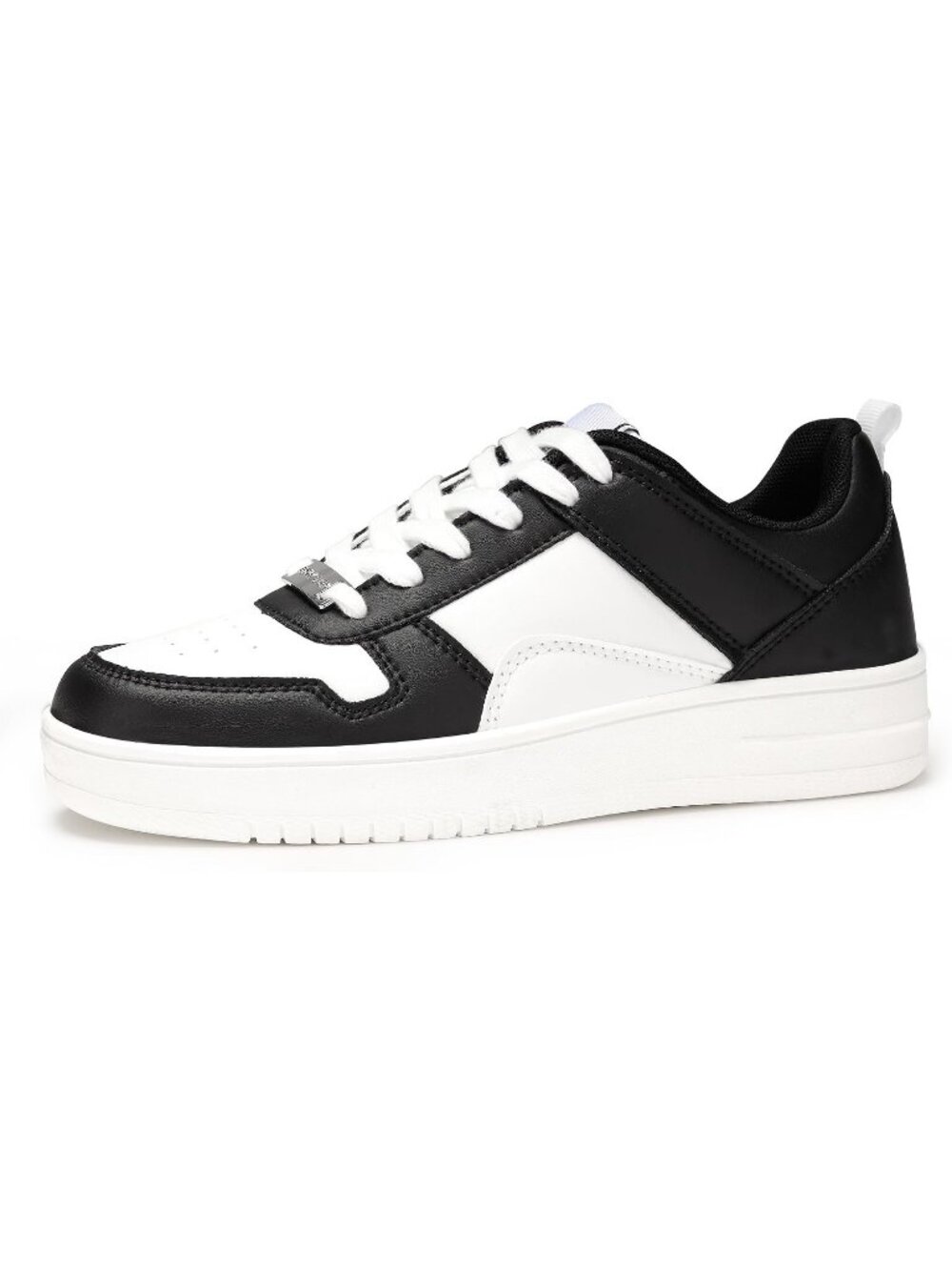 Women's Black/White Fashion Sparkle Rhinestone Comfortable Walking Sneakers